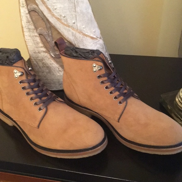 arley suede work boot